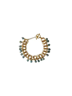 The Donna Bracelet in Blue-Green