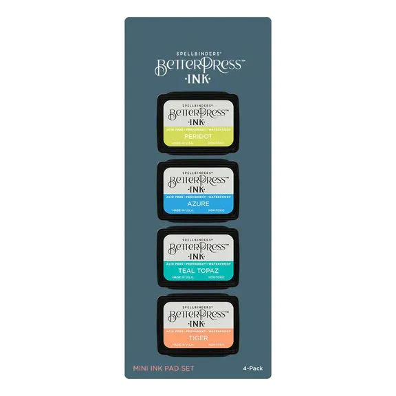 Tropical BetterPress Ink Mini Set - 4 Pack