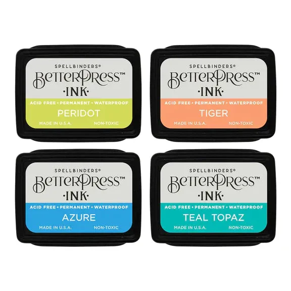 Tropical BetterPress Ink Mini Set - 4 Pack