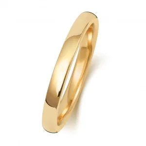 Wedding Band 9K Soft Court 2mm-1.7 Wedding  Ring W131H