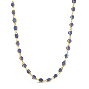 Woven Tanzanite Necklace